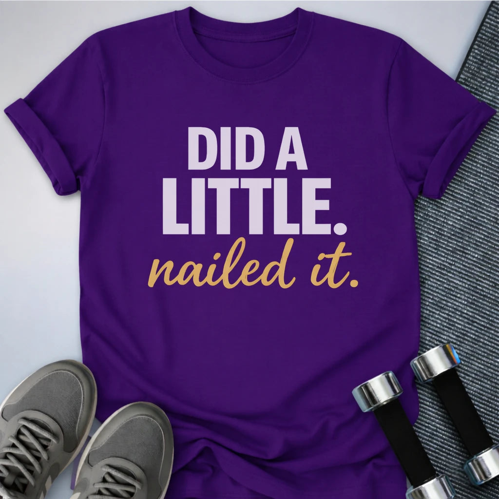 Printify T-Shirt S / Team Purple Nailed It T-Shirt