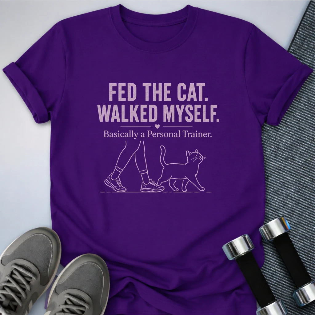 Printify T-Shirt S / Team Purple Walked Myself T-Shirt