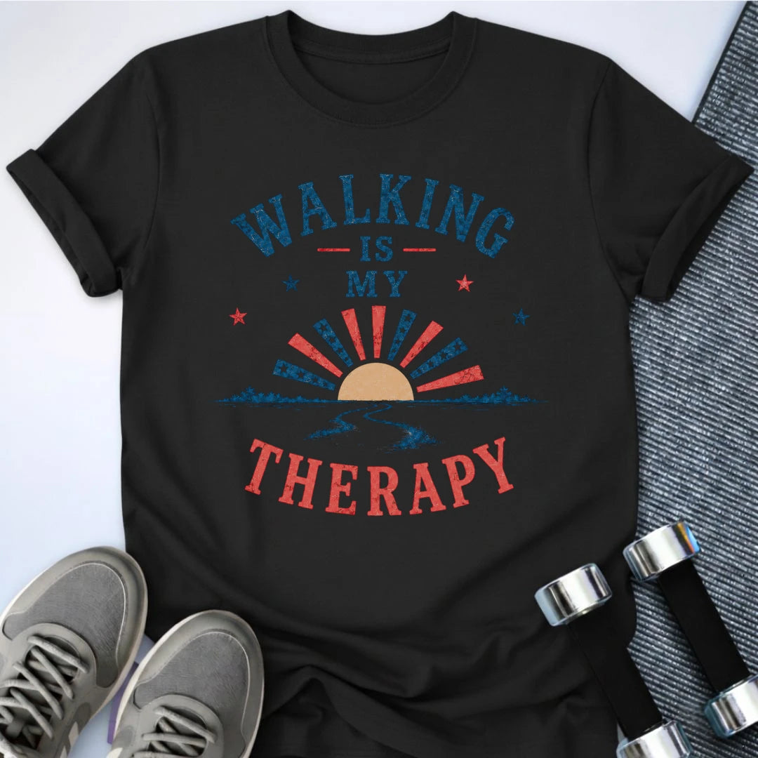 Printify T-Shirt Walking Therapy 4th T-Shirt
