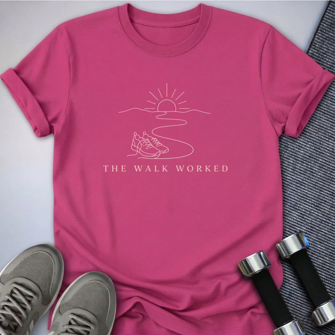 Printify T-Shirt S / Berry Walking Works T-Shirt