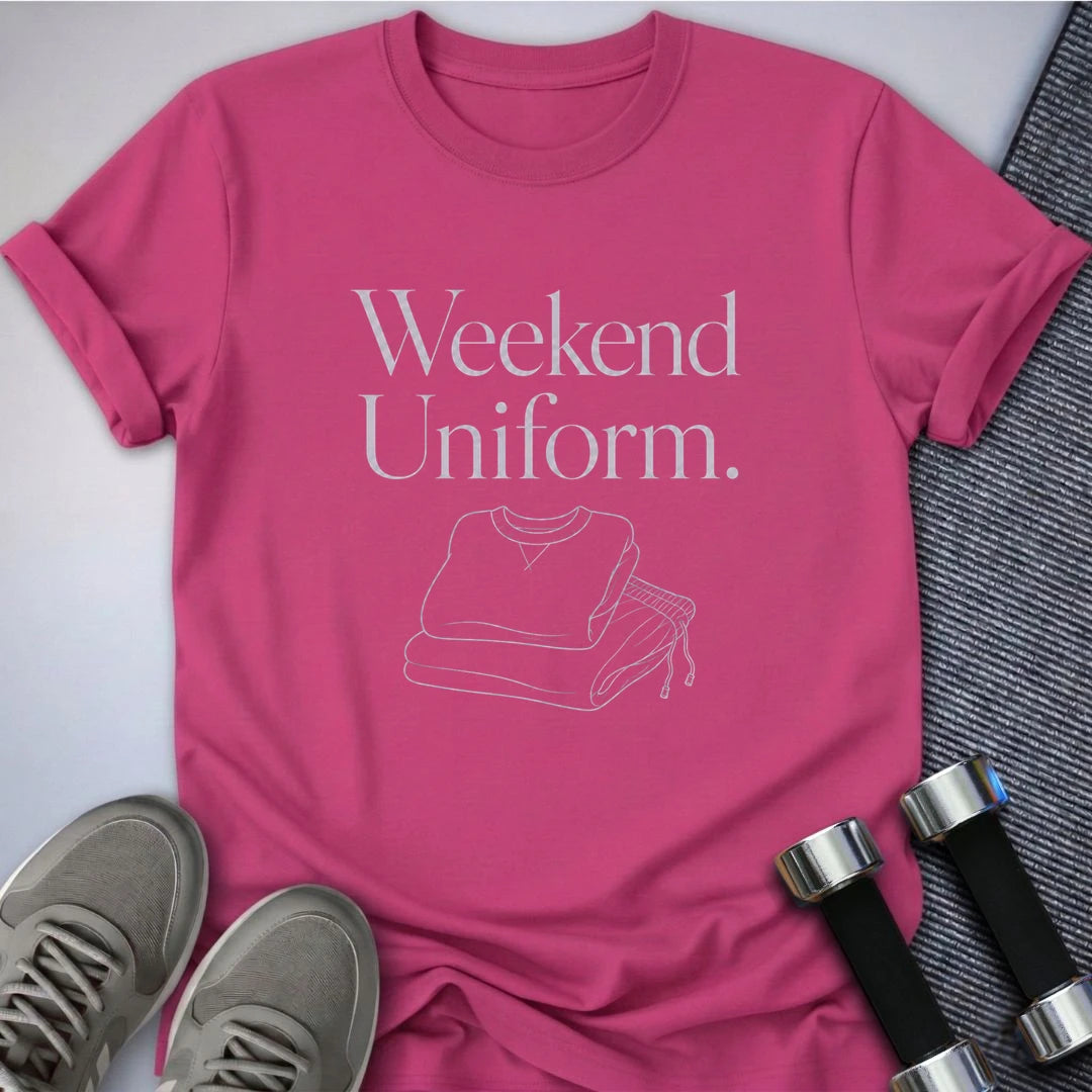 Printify T-Shirt S / Berry Weekend Uniform T-Shirt