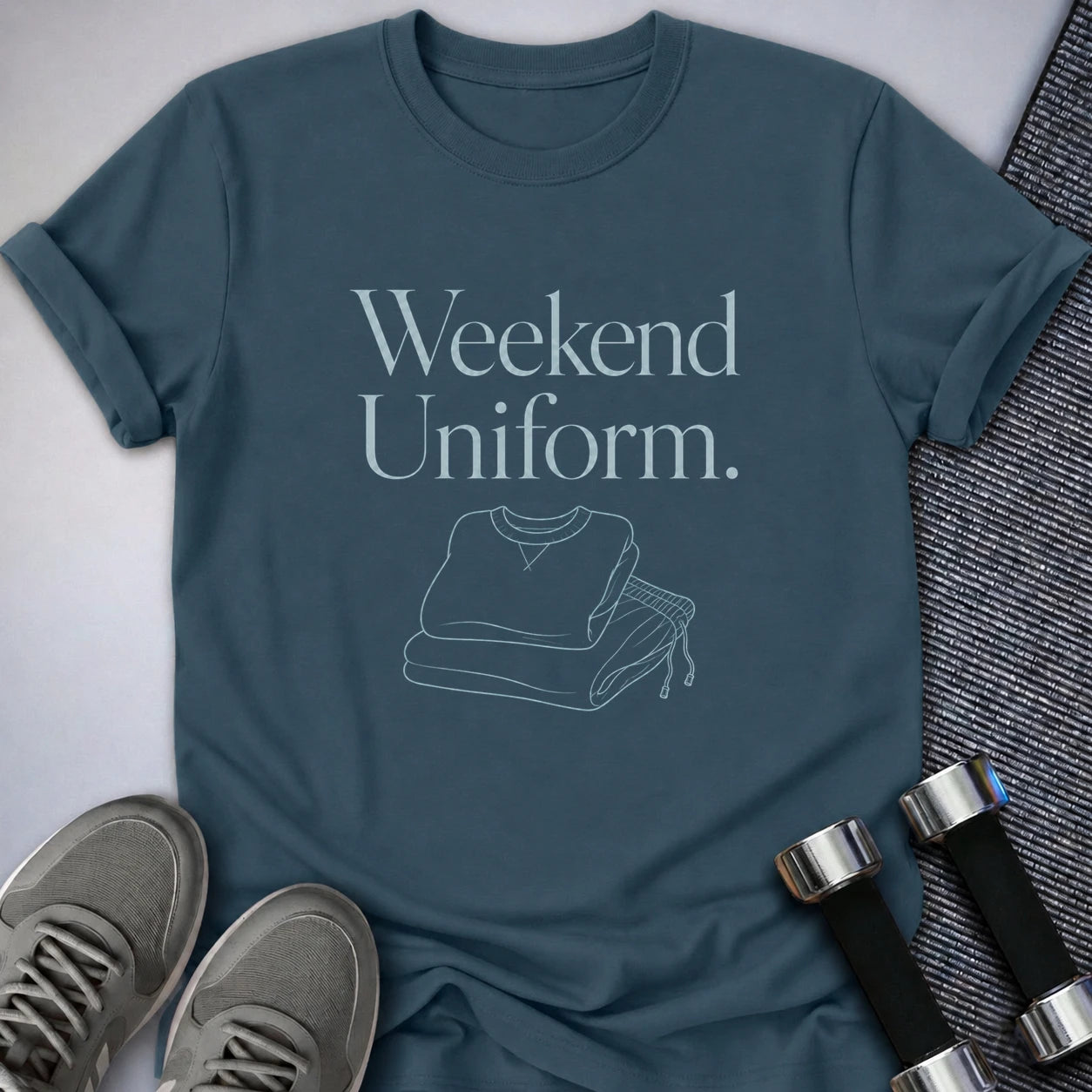 Printify T-Shirt S / Deep Teal Weekend Uniform T-Shirt