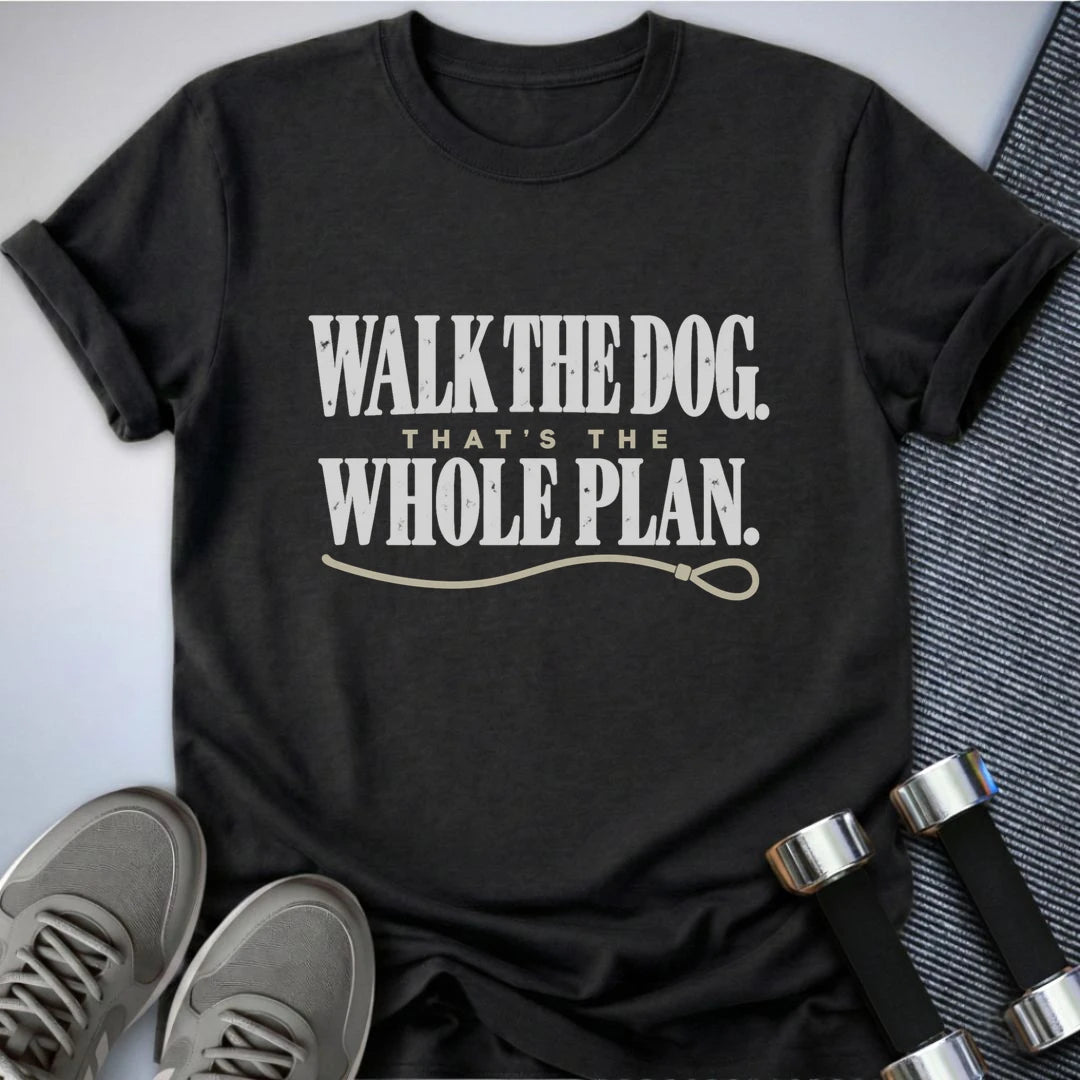 Printify T-Shirt Dark Grey Heather / S Whole Plan T-Shirt