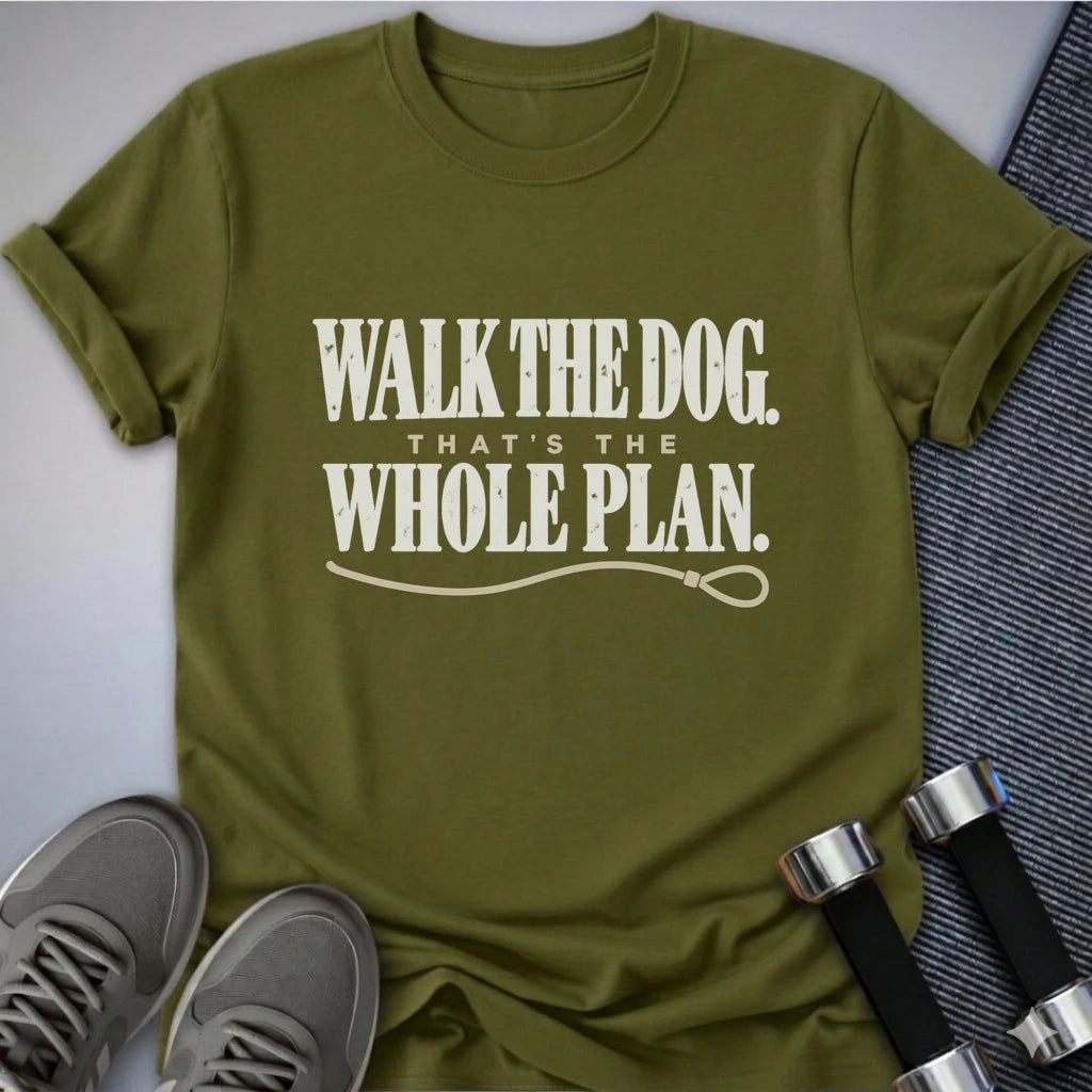Printify T-Shirt Olive / S Whole Plan T-Shirt