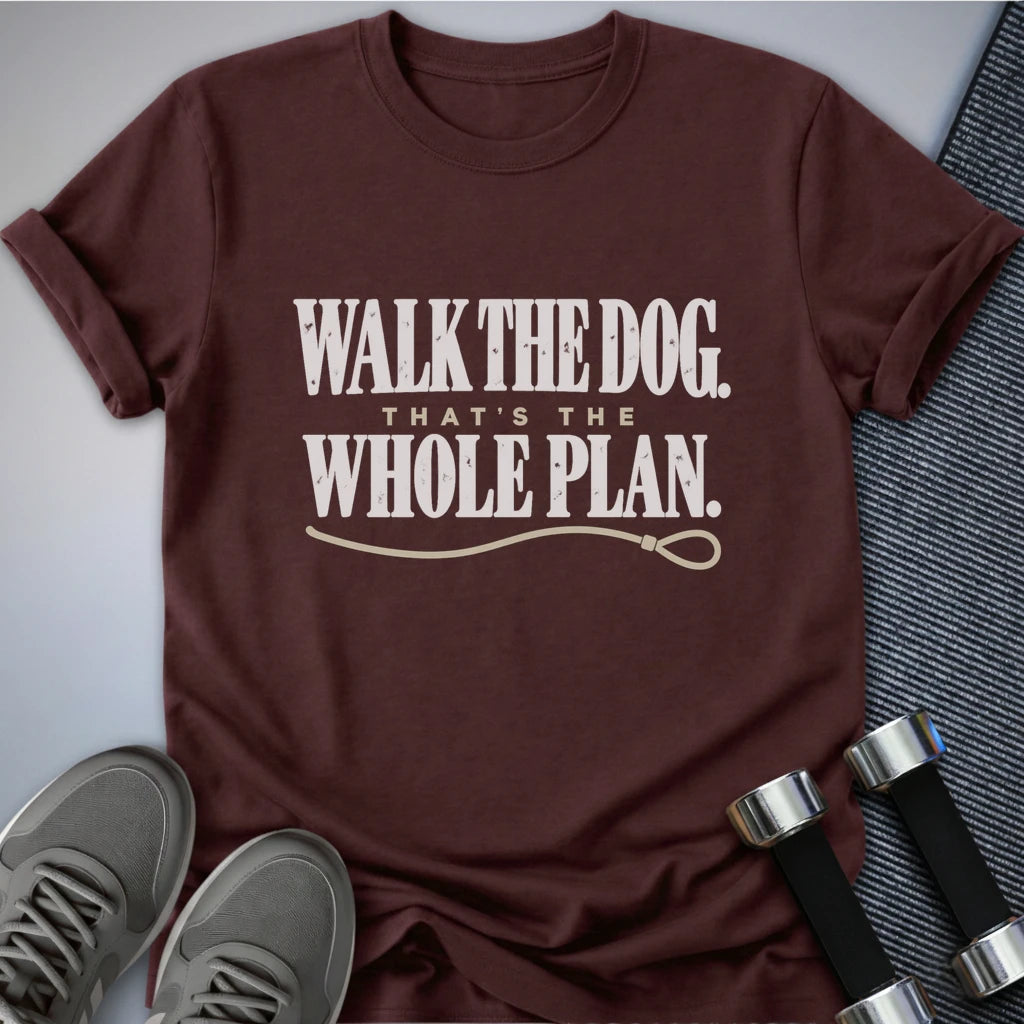 Printify T-Shirt Maroon / S Whole Plan T-Shirt