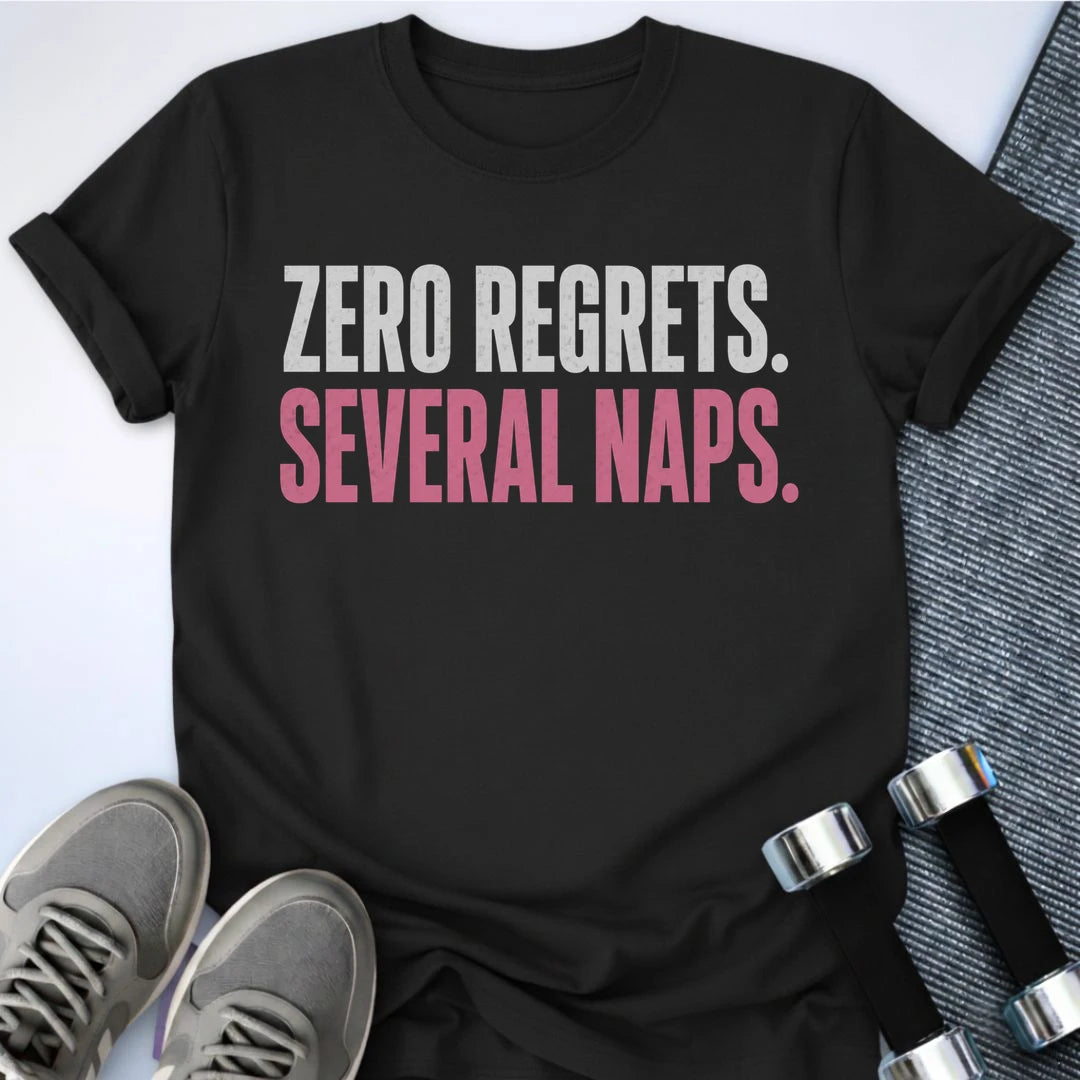 Printify T-Shirt XS / Black Zero Reqrets T-Shirt